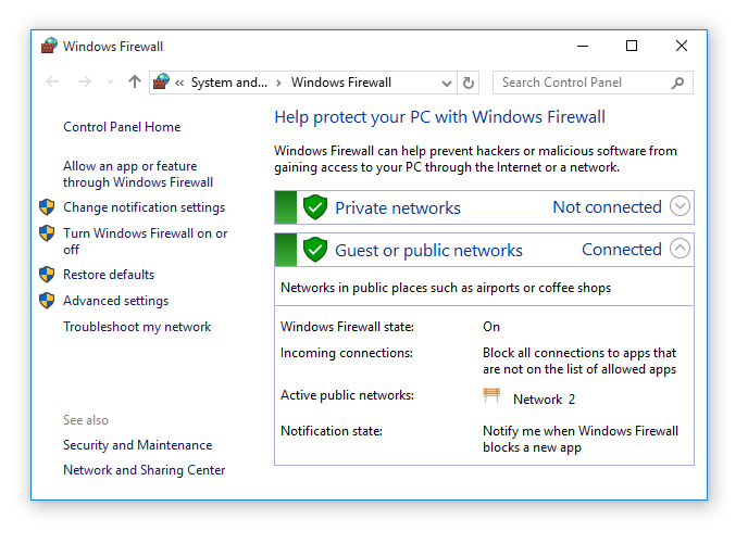 How To Block A Program From Accessing The Internet Windows 10